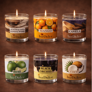 Velas Aromáticas Vaso Cristal