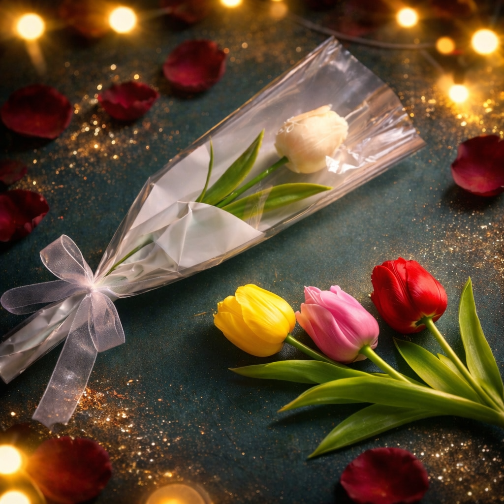 Vela Tulipán Amor Eterno