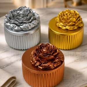Joyero con Tapa Flor