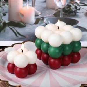 Vela "Bubble Candle" Navideña