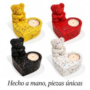 Osito de Rosas y Corazón